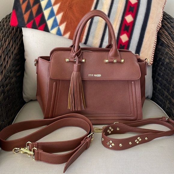 Steve Madden Satchel with Multiple Straps - Picture 1 of 9